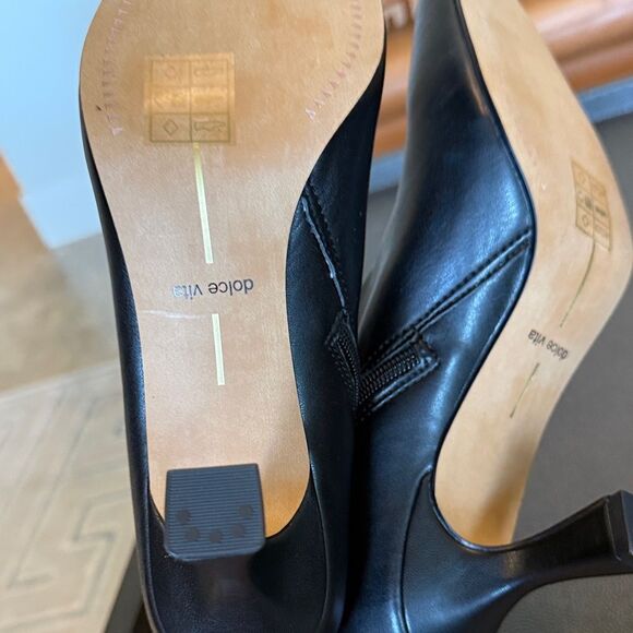 Dolce Vita Glamour Black Stella Heeled Boots size 9 - Picture 8 of 15